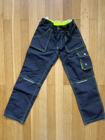 Planam Kinder Outdoor- & Arbeitshose Gr. 134/140 dunkelblau