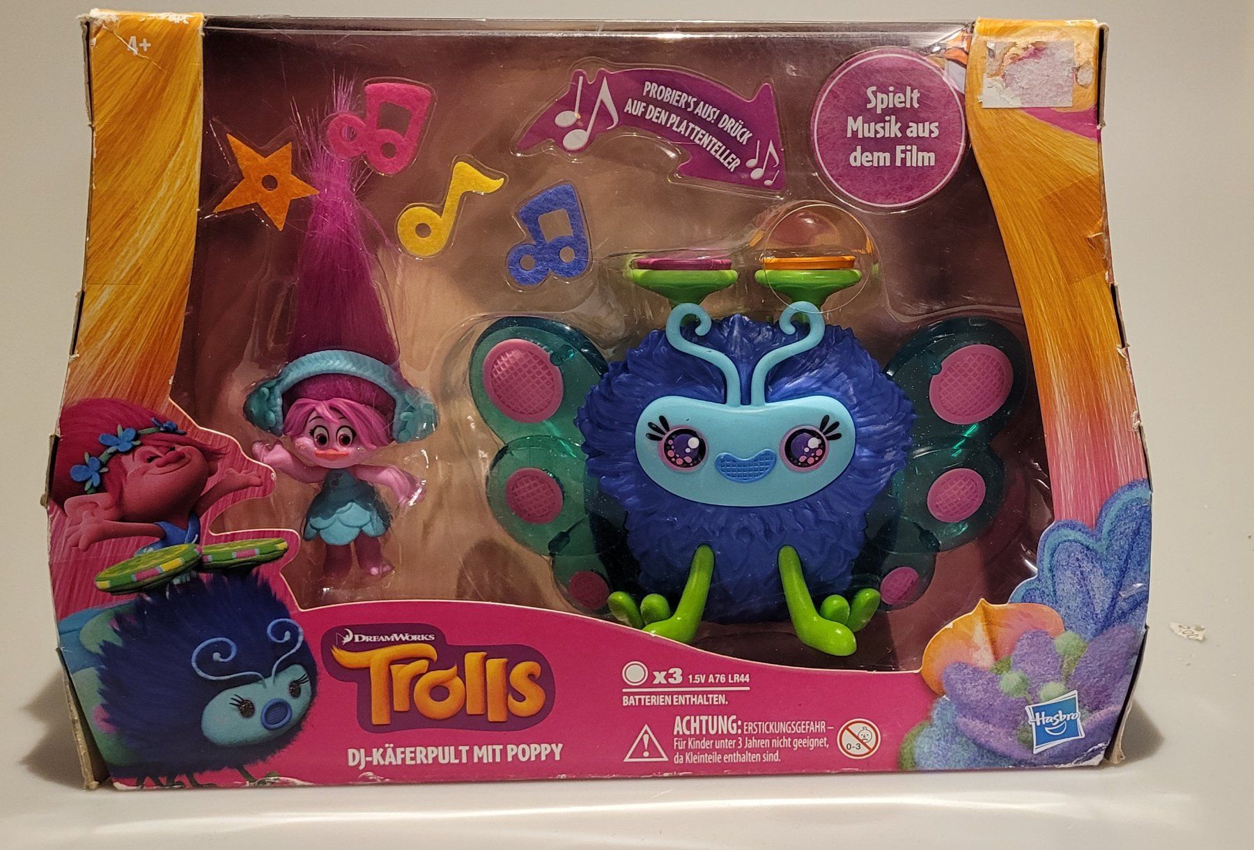 Hasbro Bambole: Trolls  DJ Käferpult mit Poppy – Nuovo e nell'imballaggio originale da Oberuzwil venduto da aseinkaufswelt
