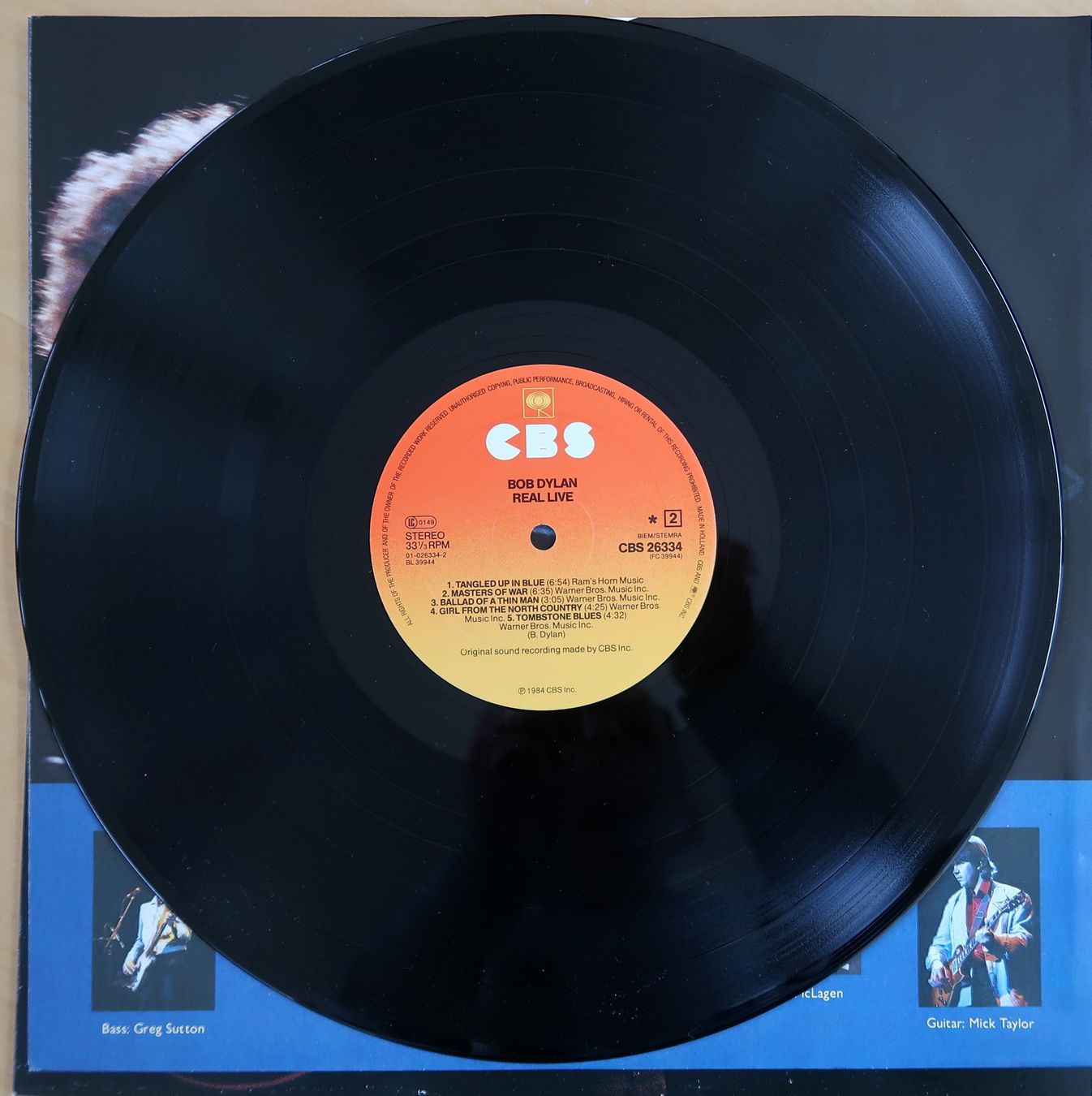 Schallplatten: BOB DYLAN - REAL LIVE (LP VG+) – Gebraucht aus Hedingen von Studers 3
