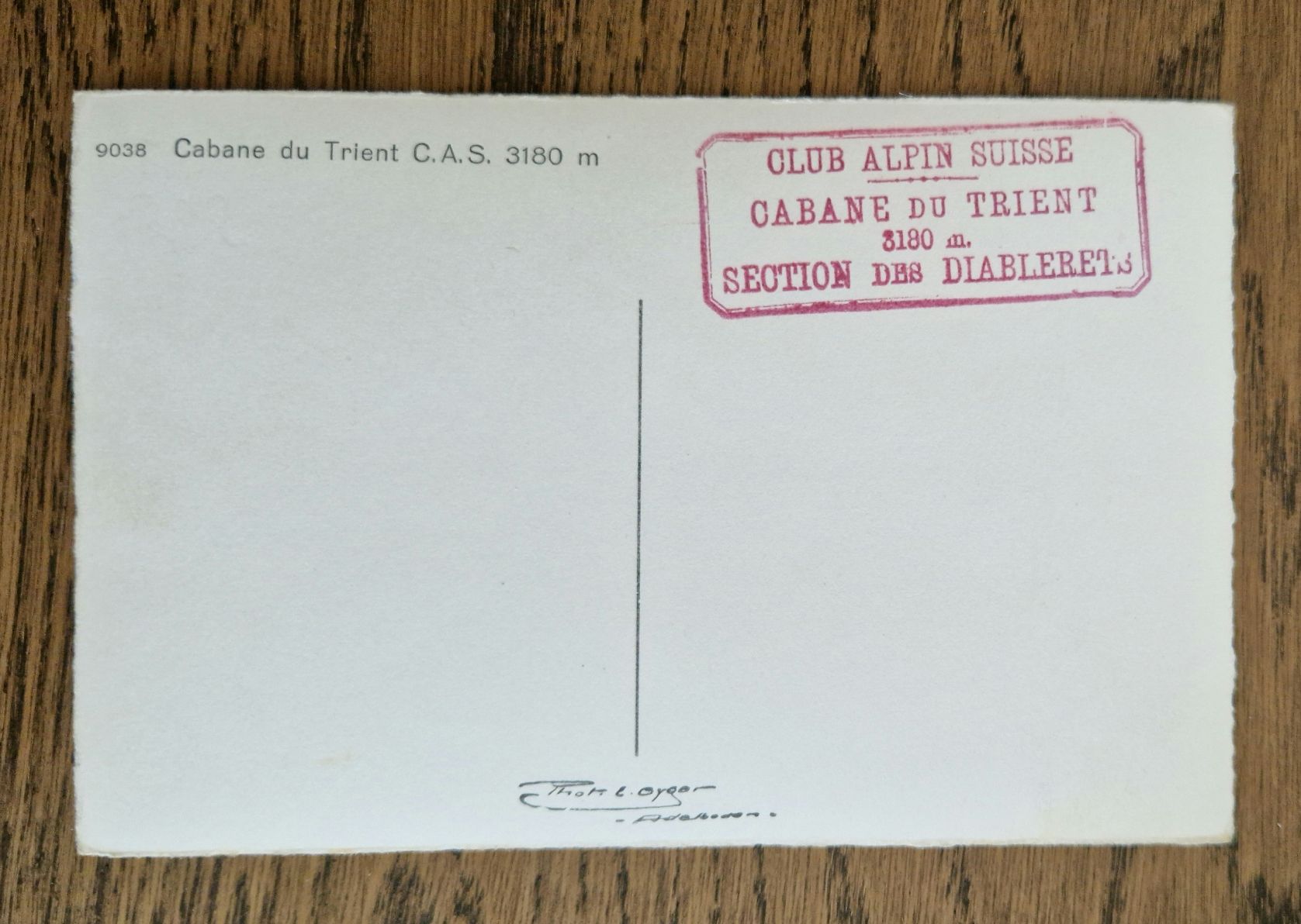 Ansichtskarten: Cabane du Trient C.S.A. – Gebraucht aus Ebikon von Donar50 1