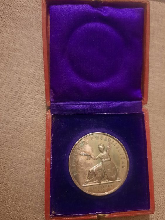 Médaille Exposition Nationale Suisse Lausanne 1964, argent (D'occasion