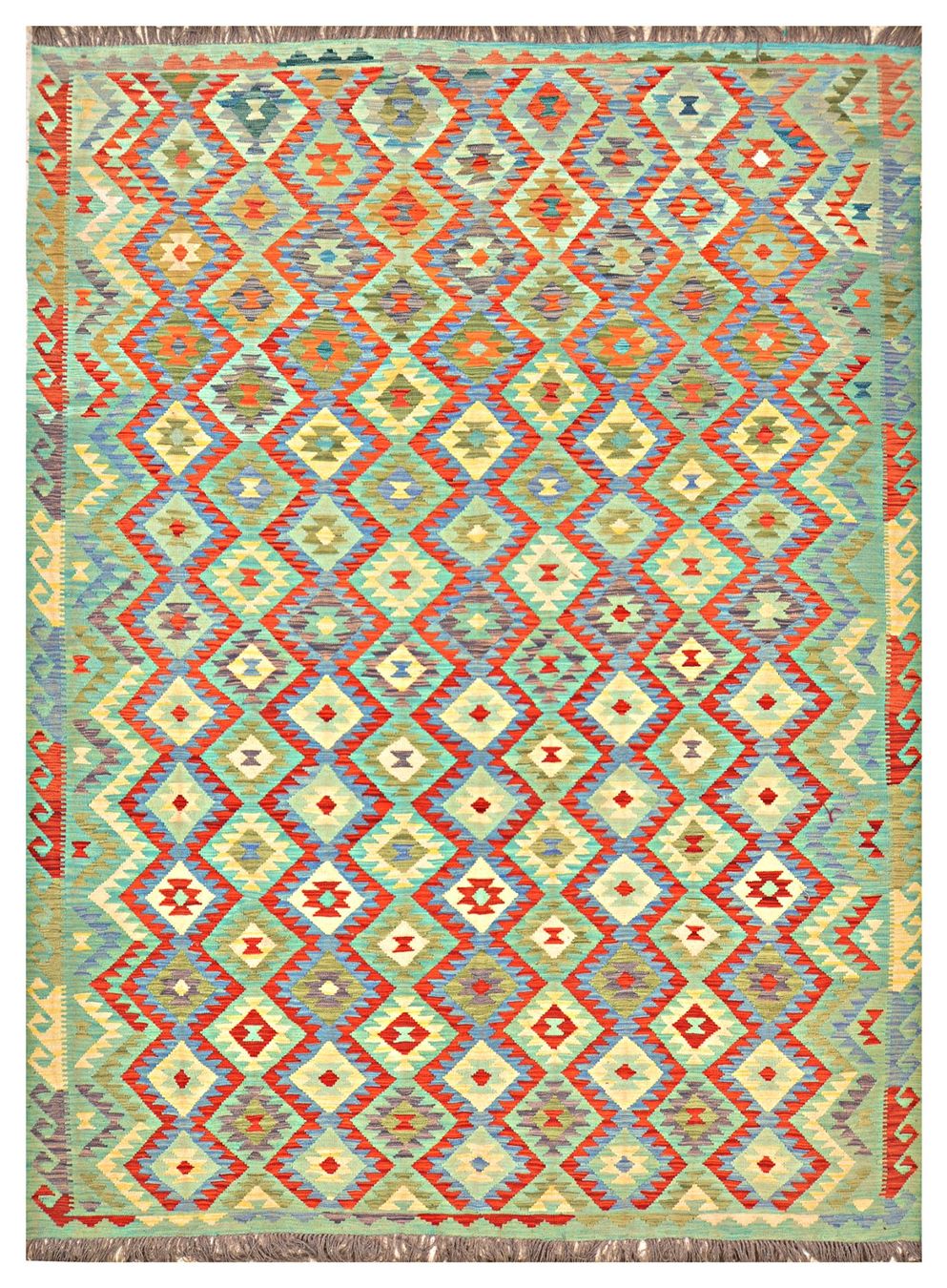 Kelim Tappeti: Oriente Kelim Teppich 345x250 cm – Nuovo e nell'imballaggio originale da Lahore venduto da Fairways79 1