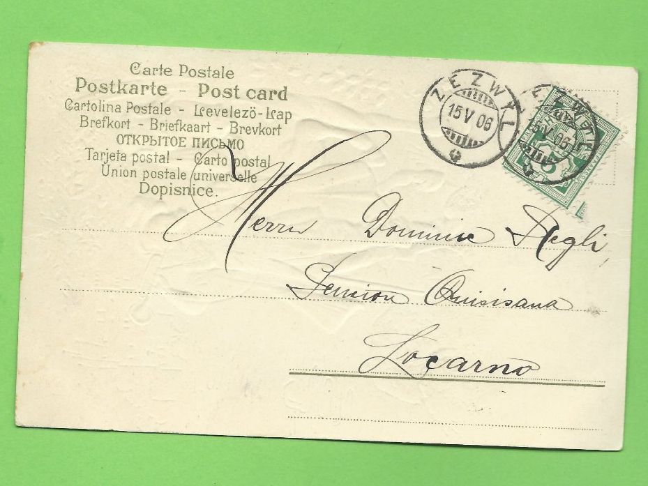 Ansichtskarten: Alte Ansichtskarte Ritter mit Pferd 1906 – Gebraucht aus Zürich von t24_de 1