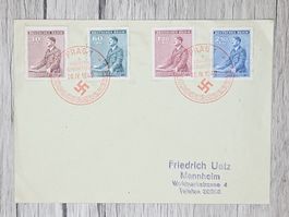 CL07 Enveloppe + Timbre Allemagne 1942