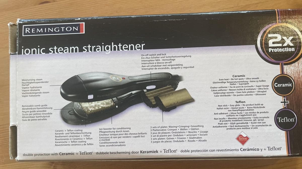 Asciugacapelli: Haarglätter Ionen mit Dampf – Usato da Altenrhein venduto da Luke2015 1