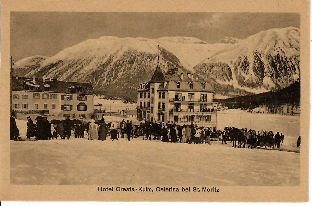 Ansichtskarten: Hotel Cresta Kulm Celerina – Gebraucht aus Hochdorf von Ziegel-16