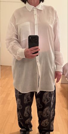 Oversize-Hemd 7 For All Mankind, Made in Italy, Gr. L