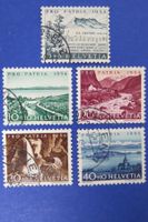 Serie Pro Patria Nr.B66-70 1954 gestempelt - SBK: 40.-.