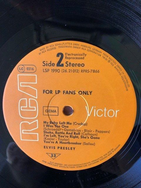 Dischi in vinile: Elvis Presley – Usato da Aarwangen venduto da Jukebox3 6