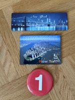 3 Kühlschrankmagnete New York Motiv guter Zustand