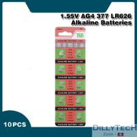 AG4/377/SR626SW/LR66 TMI Alkaline-Knopfbatterien-10 Stk
