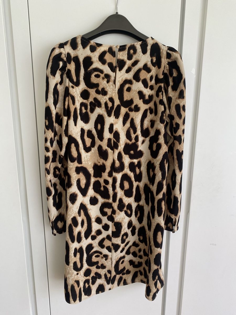 H&M Vestiti: Leopard Kleid mit Puffärmeln Gr. S 🐆 – Usato da Muri b. Bern venduto da Xconsultent 3