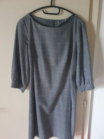 Elegantes, graues Kleid - Grösse S
