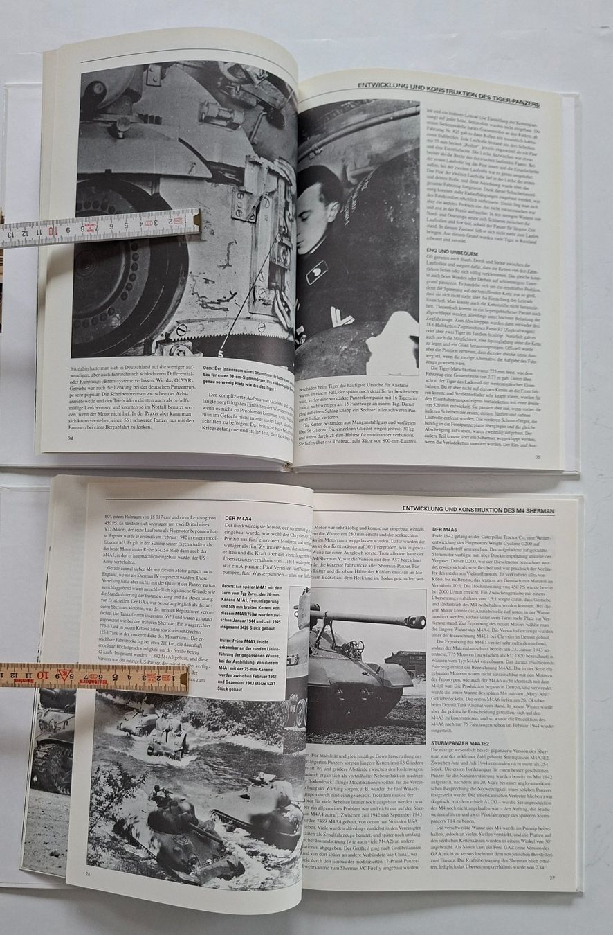 Libri: Sherman & Tiger Panzer Bücher – Usato da Opfikon venduto da Diversamente 3