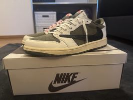 Nike Air Jordan 1 Low Travis Scott Olive Grösse 44 neu