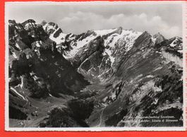 WASSERAUEN Seealpsee Flugaufnahme Meglisalp Schäfler Säntis