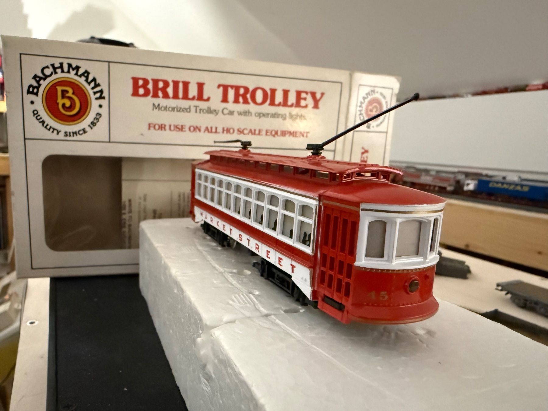Modellini di ferrovie: Brill trolley tramway Bachmann 1/87 – Usato da Morrens VD venduto da YannD02 1