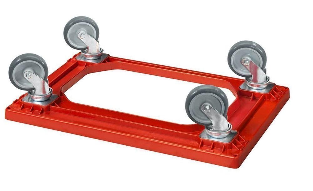 HAGO24 Meubelroller met rem in 35x50 cm | Zwaarlastrol tot 800 kg | Meubeltransportroller met handgrepen | Hoogwaardige rolwagen voor verhuizing | Stabiele transporthulp met wielen