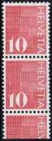 10 Rp. Ziffer Rollenmarke - ABART Rolle falsch eingelegt