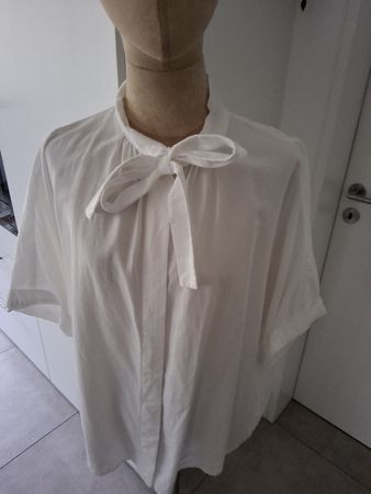 Marc O’Polo Bluse, Gr. 42, weiss, Sommerbluse 🌸