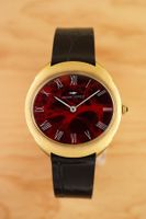 Elegante Jaquet-Droz Vintage-Uhr, 18K-Gold, Handaufzug, Top