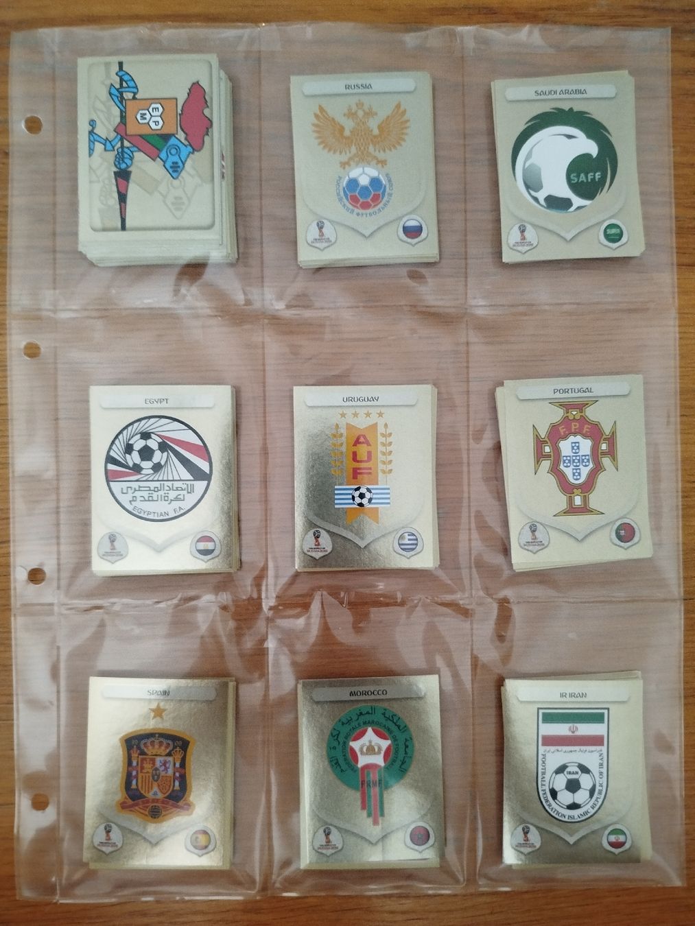 Panini Carte collezionabili: Panini WM18 Leeralbum+loses Sticker Set+Update – Nuovo (secondo la descrizione) da Wettingen venduto da mirna04 4