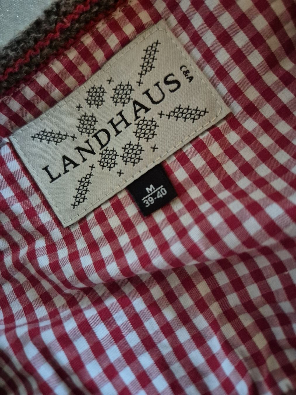 Giacche: Landhaus Strickjacke, Herrenjacke, Grösse M, – Usato da Balterswil venduto da bischoftanja 4
