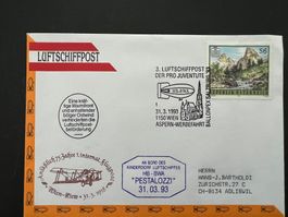 3. Luftschiff  Post 1993 Österreich Wien verhindert (G1210)