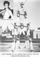 Wazzan Truppe Zirkus Knie 1962
