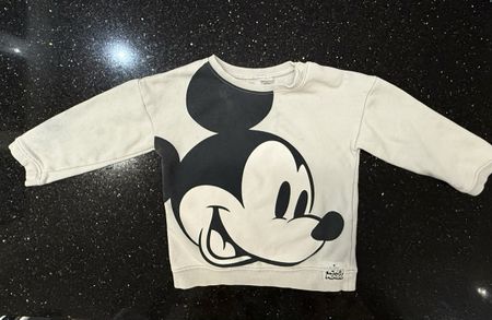 H&M Disney Mickey Mouse Pullover Grösse 92 / Top Zustand