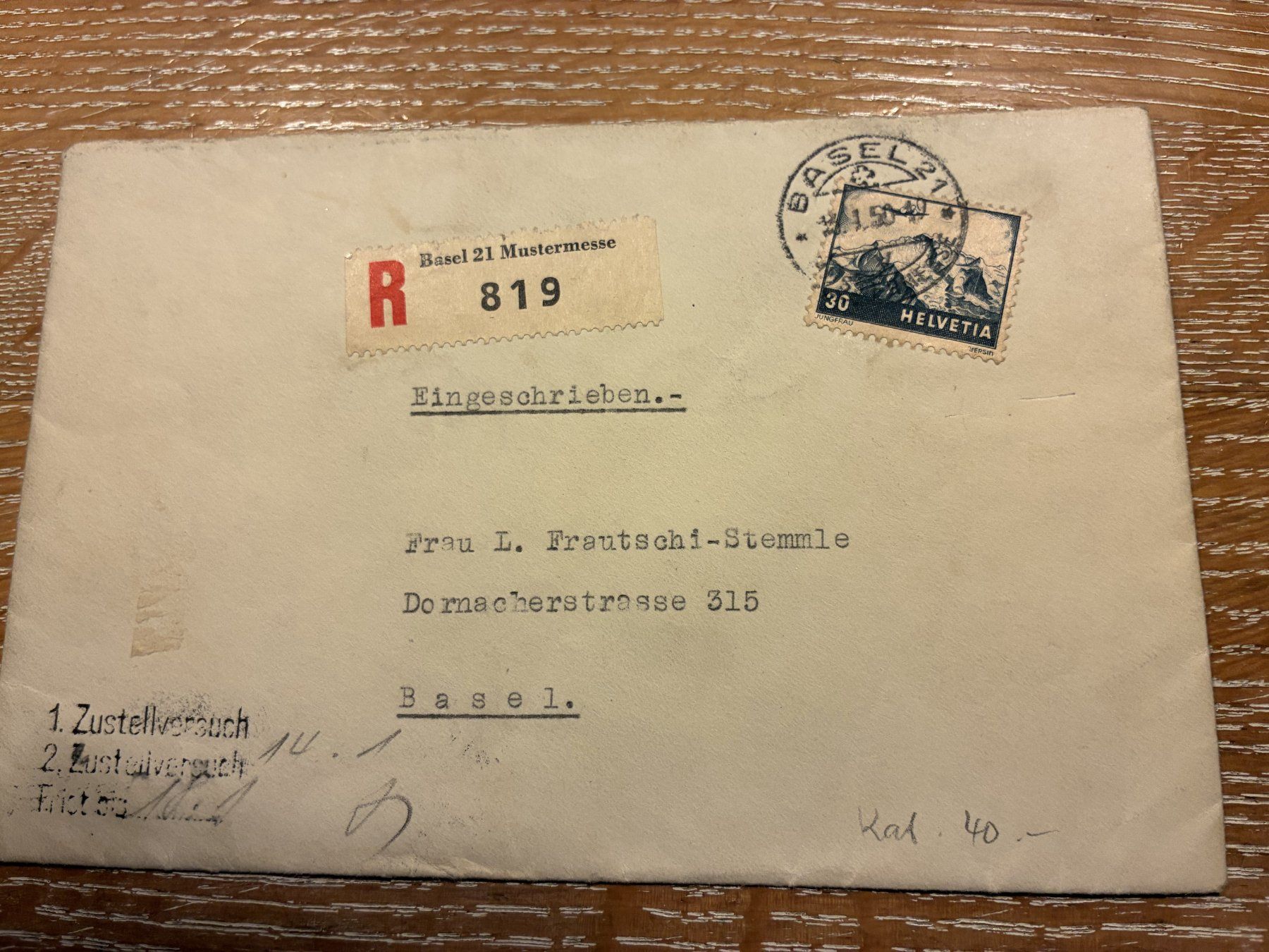 Tutti i francobolli: 252. FLUGBRIEF R-BRIEF – Usato da Oud-Turnhout venduto da Frankaturware