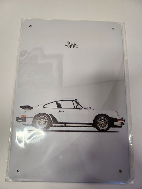 Ecriteaux: Porsche 911 Turbo Blechschild 20 x 30 cm – Neuf avec emballage d'origine à Tuggen par Zweitechanceboutique 1