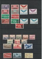 Tolles Lot Flugpostmarken postfrisch, Kat. 411.- Fr.