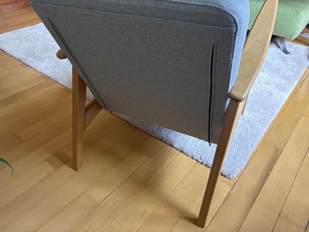 Ikea Poltrone: IKEA Sessel skandinavisches Design hellgrau/hellblau Holz – Usato da Basel venduto da len_w7hr 5