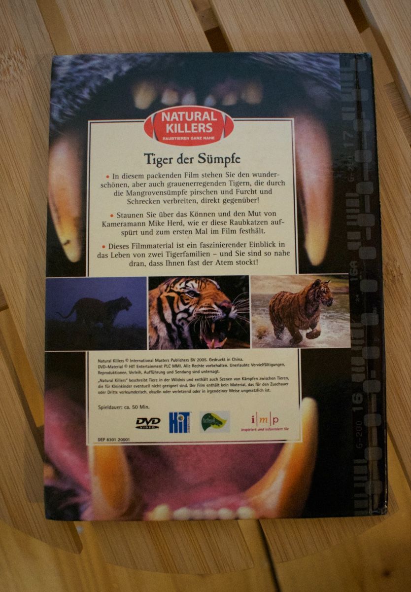 Tutti i DVDs: DVD TIGER der Sümpfe – Usato da Eschikofen venduto da anj_98vh 1