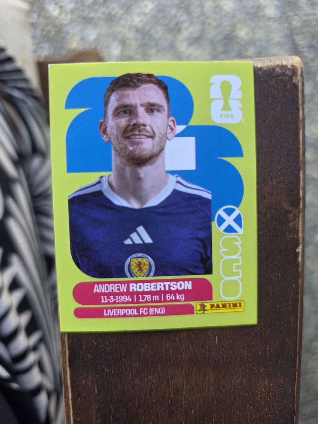 Panini Carte collezionabili: Panini SCO 6 Andrew Robertson – Nuovo (secondo la descrizione) da Romanshorn venduto da leeh78