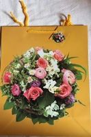 Geschenktüte Verpackung Blumen Tüte