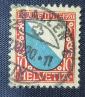Pro Juventute Briefmarke, Helvetia, Schweiz 1920, Zürich