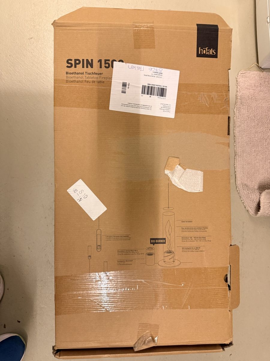 Feuerschale: Spin 1500 – Neu und originalverpackt aus Meilen von tachel 3