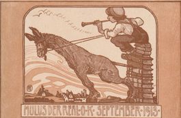 Studentenkarte Mulus der Real O.K. 1913
