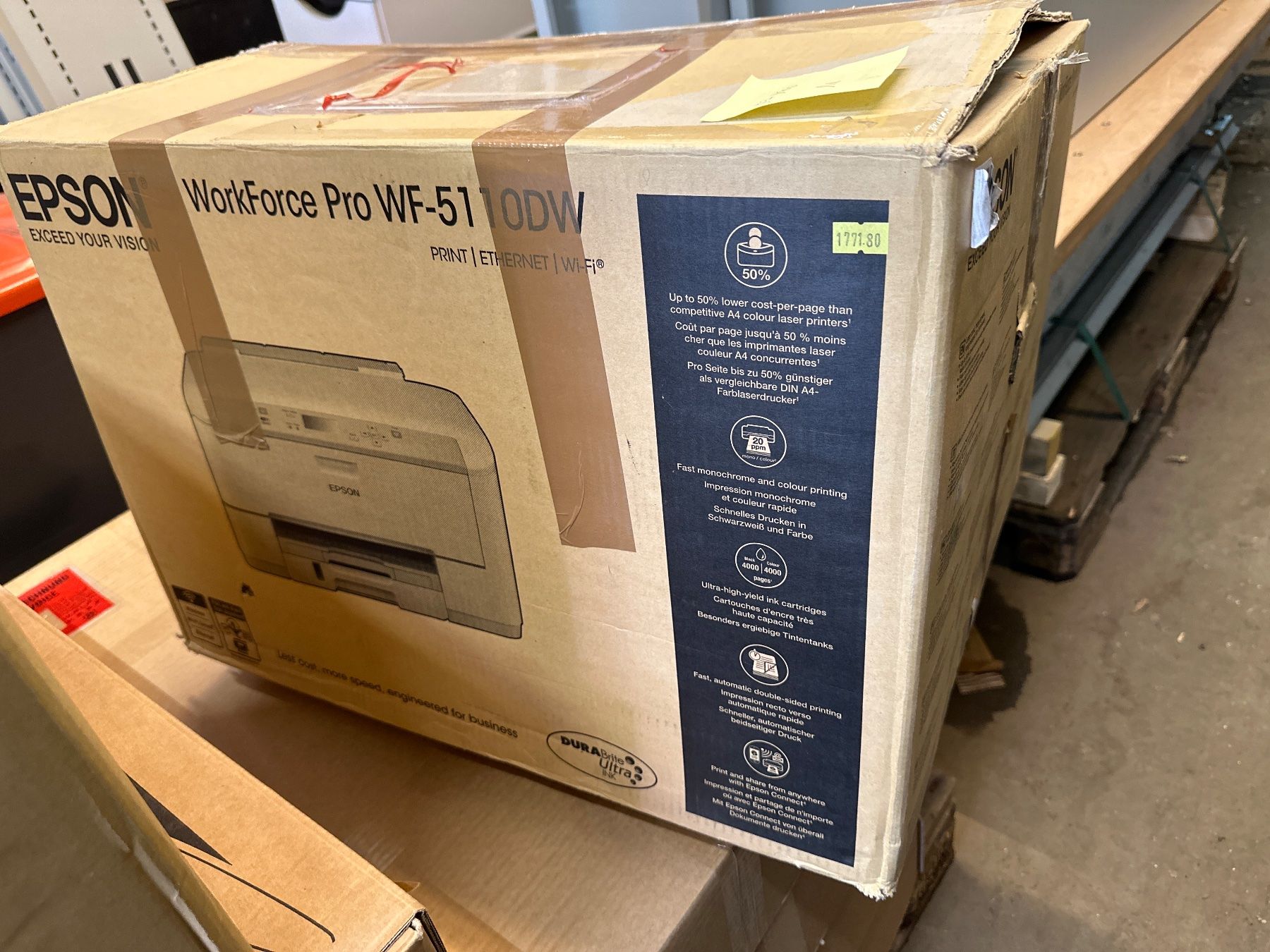 Epson Drucker: neuer Epson Drucker WF-5110 DW – Neu und originalverpackt aus Necker von liq24 2