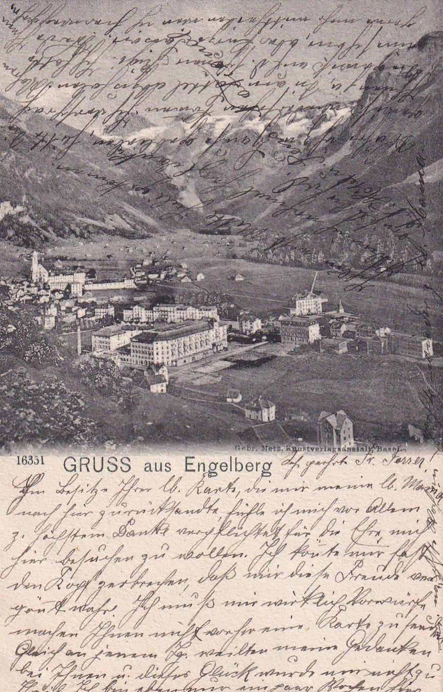 Cartoline postali: Gruss aus Engelberg 1902 – Usato da Cormoret venduto da Pascalll2001