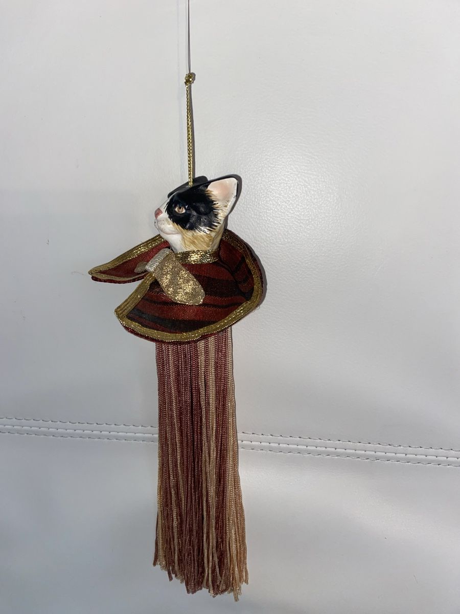 Tutte le decorazioni: Weihnachtsanhänger Katze mit Quaste – Usato da Düdingen venduto da Reconflo 2