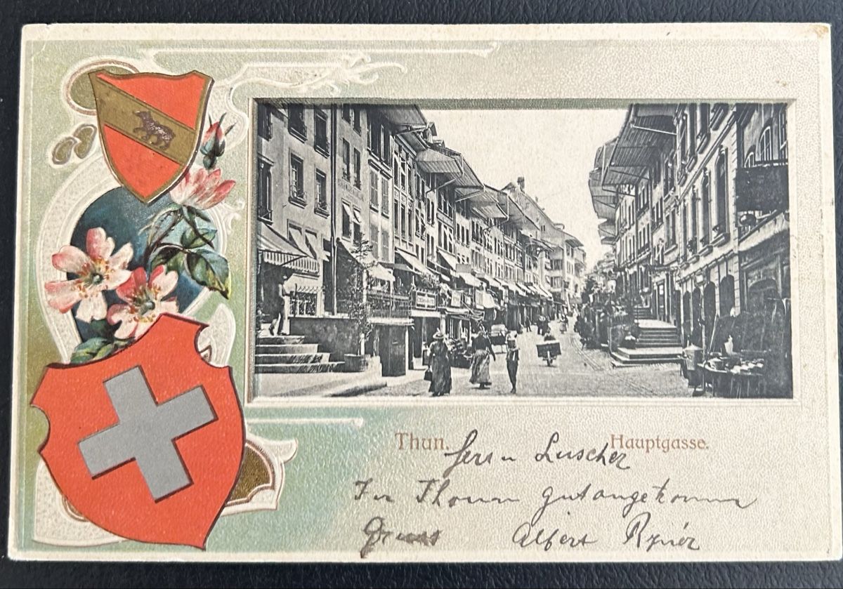 Cartoline postali: Prägekarte Thun 1904 – Usato da Horw venduto da Tellbub