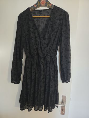 Schwarzes Kleid von Zebra, Grösse XL, Herbst Must Have!