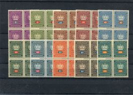 FL 1950/68 Lot aus D 36-47 V'block **