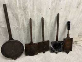 Backformen Eisen Gusseisen Backformen Set 5 stück Vintage