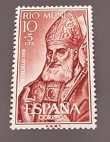 Rio Muni 1960 alte briefmarke
