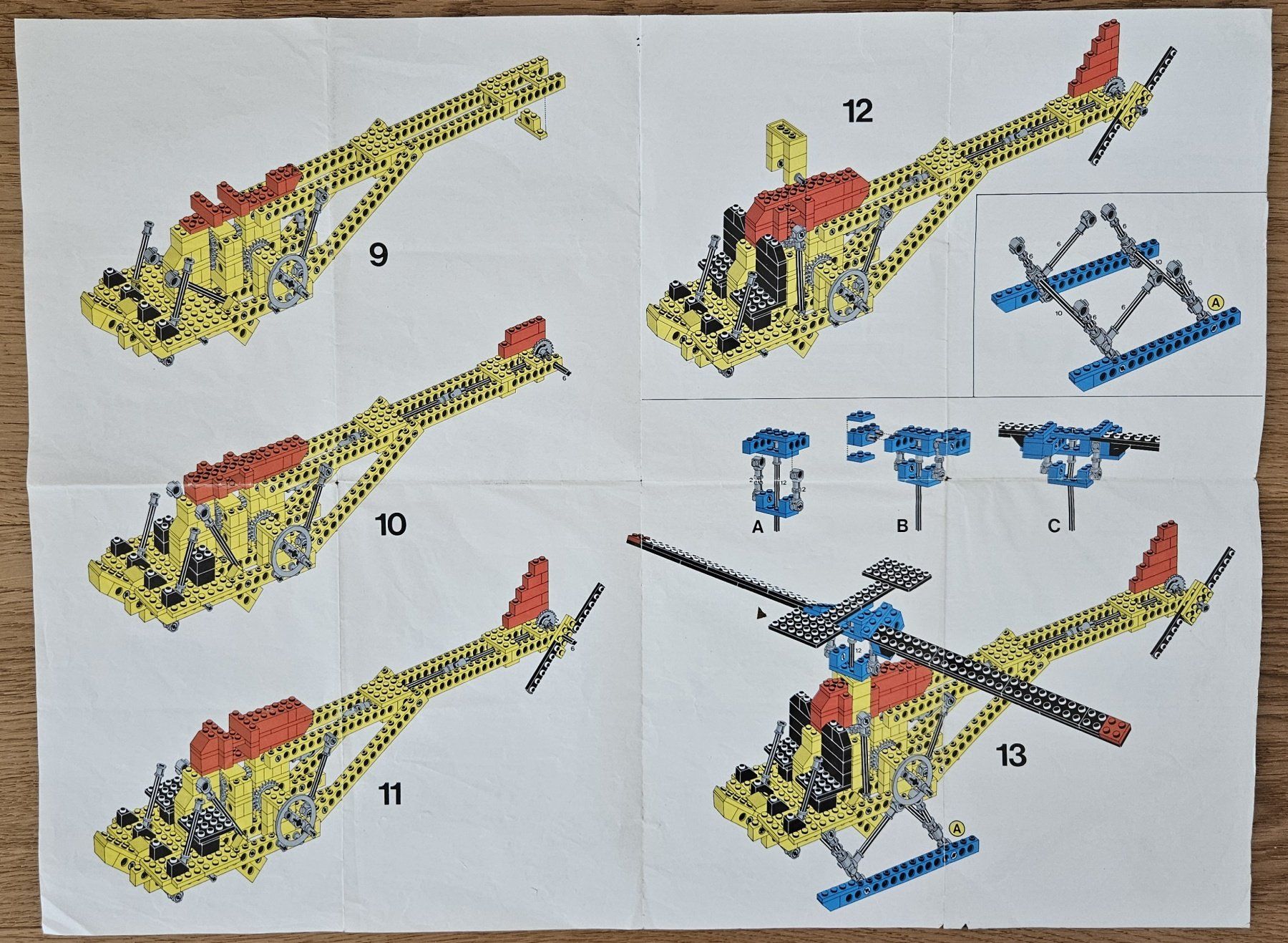 Lego Giocattoli: Lego Technik 852 - Helikopter (1977) – Usato da Schaffhausen venduto da asyouwestley 2