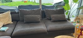 Canapé SÖDERHAMN 3 places Viarp beige/brun 2 coussins